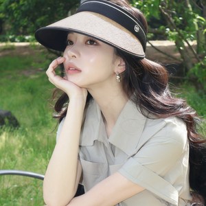마인드브릿지 여성용 UV차단 라탄 썬캡모자 MACP0051