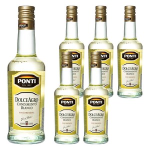 폰티 화이트 발사믹 식초, 500ml, 6개