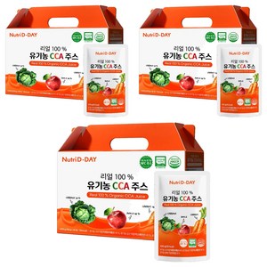 뉴트리디데이 리얼 유기농 CCA 주스 20p, 2kg, 3개