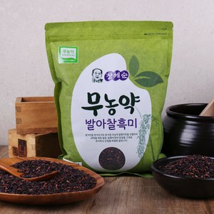 장세순 무농약 발아 찰흑미, 1.5kg, 1개