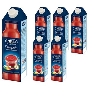 치리오 파사타 토마토 퓨레, 1L, 6개