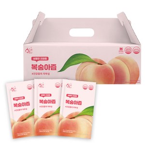 황금이네 갈아만든 복숭아즙, 100ml, 30개