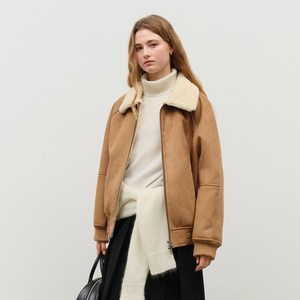 던스트 VEGAN SHEARLING BLOUSON UDJU4D127