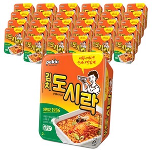 팔도도시락 김치 컵라면 86g, 60개