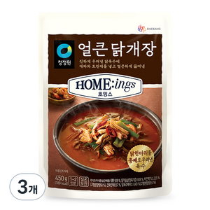 호밍스 얼큰 닭개장, 450g, 3개