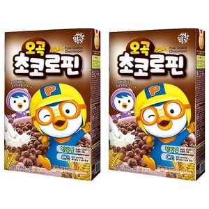 씨알로 뽀로로 오곡 초코로핀 시리얼, 520g, 2개