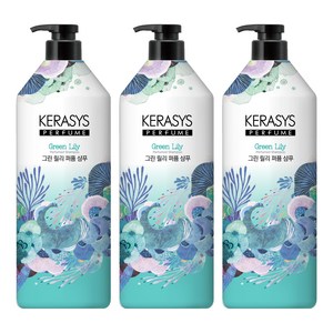 케라시스 퍼퓸 샴푸 그린 릴리, 1L, 3개