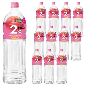 이프로 부족할 때 복숭아 제로, 1.5L, 12개