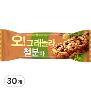 오 그래놀라 철분바 12p, 35g, 30개