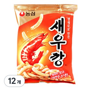 농심 새우깡, 90g, 12개