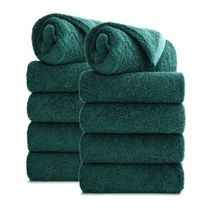 타월톡톡 국내생산 호텔수건 200g 40수 코마사, 진그린, 10개