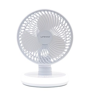 유니맥스 탁상용 BLDC 모터 무드램프 무선 선풍기