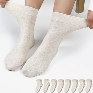 구냥씩 여성용 조이지 않고 편안한 무압박 양말 8켤레 세트