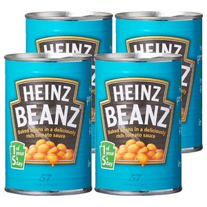 하인즈 빈스 인 토마토소스, 415g, 4개