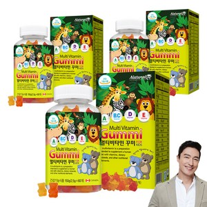 네추럴라이즈 멀티비타민 꾸미, 60정, 3개