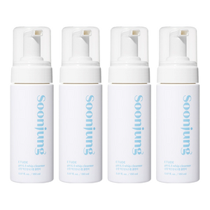 에뛰드 New 순정 약산성 6.5 휩 클렌저 레귤러, 150ml, 4개