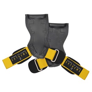 제로투히어로 익스트림 그립 헬스 손목보호대 좌우세트, M, YELLOW, 1세트