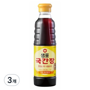 샘표 국간장, 500ml, 3개