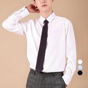 엘엑스티 남성용 구김없는 스판 반슬림 와이셔츠