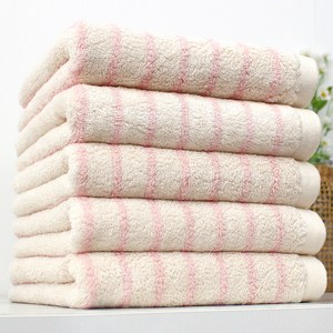 소프트터치 선염 모던 스트라이프 호텔 수건 200g 40수 코마사, 모던-베이비핑크, 5개