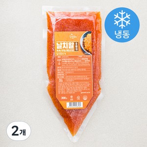 고래미 날치알 오렌지 (냉동), 300g, 2개