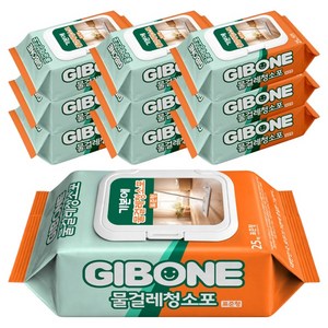 기본에 물걸레 청소포 캡형 25매, 표준형(300 x ..., 10개