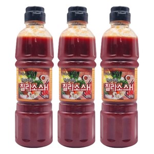 하우하우 칠리소스, 600g, 3개