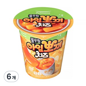 풀무원 아임뽀끼 치즈 떡볶이, 101g, 6개