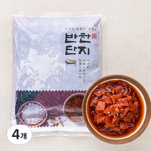 반찬단지 오복채, 1kg, 4개