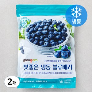 곰곰 냉동 블루베리, 1kg, 2개