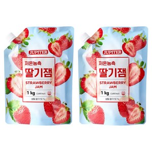저온농축 딸기잼, 1kg, 2개