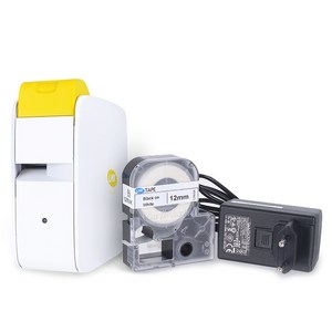 로드메일코리아 휴대용 무선 라벨프린터 + 라벨 테이프 + 전용 어댑터