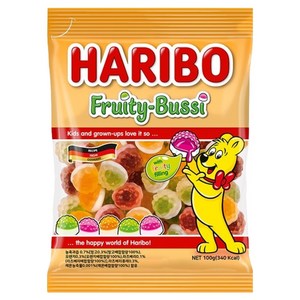 하리보 프리티부시 젤리, 100g, 1개