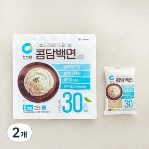 청정원 콩담백면 6개입, 900g, 2개