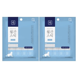 브리더랩 월간스틱 짜먹는 고양이 간식, 참치, 330g, 2개