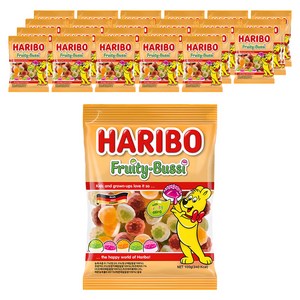 하리보 프루티부시 젤리, 100g, 24개