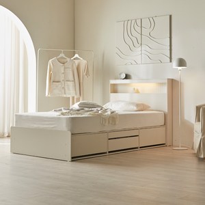 웰퍼니쳐 헤일로 LED 호텔식 수납침대 방문설치