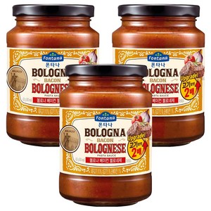 폰타나 볼로냐 베이컨 볼로네제 파스타소스, 430g, 3개