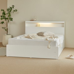 웰퍼니쳐 헤일로 LED 호텔식 수납침대 프레임 단품 방문설치