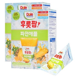 돌 후룻팝 파인애플 8p, 62ml, 2개