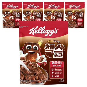 첵스초코 오곡으로 만든 시리얼, 570g, 5개