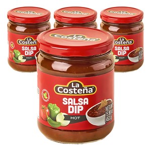 라코스테냐 살사소스 매운맛, 453g, 4개