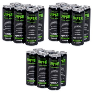 삼대오백 바이퍼 에너지 그린 제로 음료, 355ml, 18개