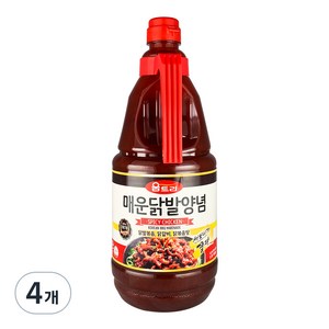 움트리 매운 닭발 양념, 1.9kg, 4개