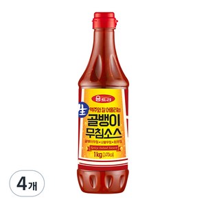 움트리 골뱅이무침소스, 1kg, 4개