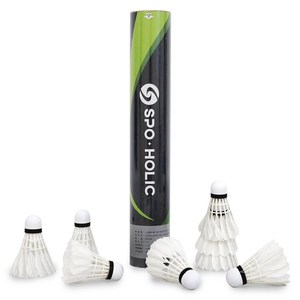 스포홀릭 배드민턴 셔틀콕 공 깃털