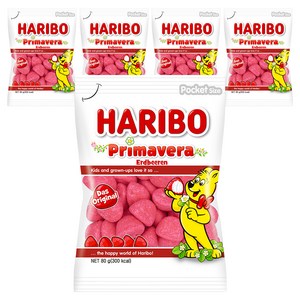 하리보 프리마베라 젤리, 80g, 5개