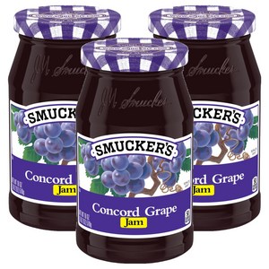 스머커즈 포도잼, 510g, 3개