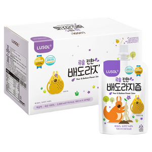 루솔 진한 배도라지즙, 100ml, 60개