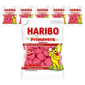 하리보 프리마베라 젤리, 80g, 6개